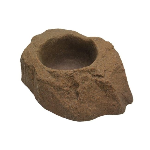 Dekorra Products DekoRRa Products 130-AB Dog Dish - Planter Rock - Autumn Bluff 130-AB - main
